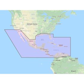 Furuno Central America, Caribbean &Amp; Part Of Mexico Vector Chart - 3D Data &Amp; Standard Resolution Satellite Photos - Unlock Code