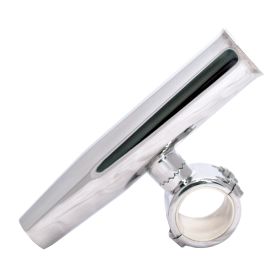 Tigress 1" Polished Ss Adjustable Clamp-On Rod Holder