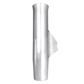 Tigress Weld On Aluminum Flared Rod Holder W/Blade Mill Finished 10"