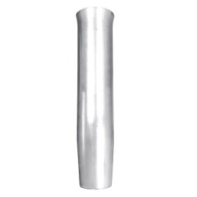 Tigress Weld On Aluminum Flared Rod Holder W/O Blade Mill Finished 10"