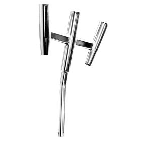 Tigress Triple Aluminum Kite Rod Holder (Option: Bent Butt  Polished)