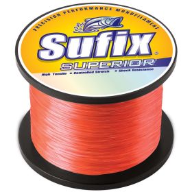 Sufix Superior Neon Fire Monofilament (Option: 40Lb  1485 Yds)