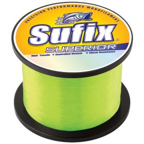 Sufix Superior Hi (Option: Vis Yellow Monofilament  20Lb  2670 Yds)